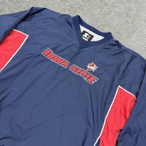 Starter Iowa State University Cyclones ISU V Neck Windbreaker Size XL VTG